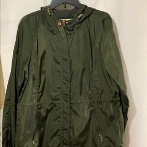 Olive Green Windbreaker